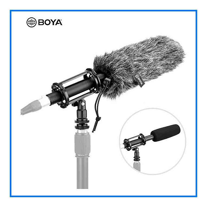 BOYA BY-BM6060 Super Cardioid Professional Shotgun Microphone BOYA BY-BM6060 Super Cardioid Professional Shotgun Microphone
